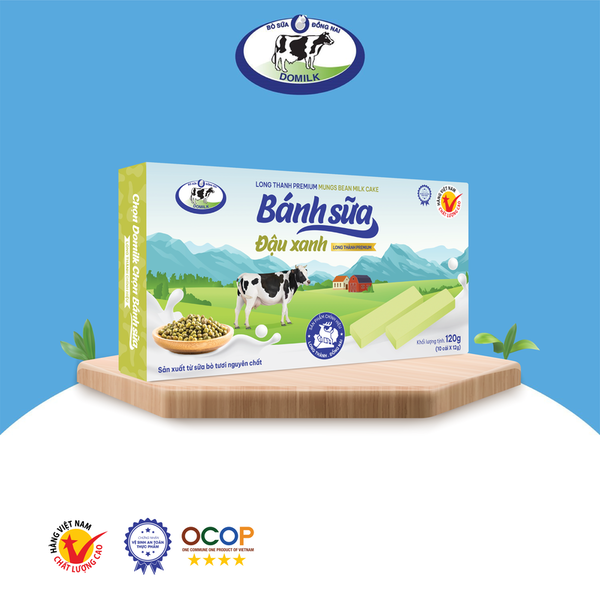 Bánh sữa đậu xanh Long Thành Premium - Công Ty Cổ Phần Domilk